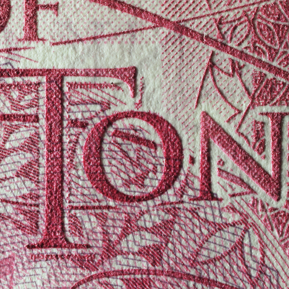 Tonga 100 2015 intaglio tactile print detail